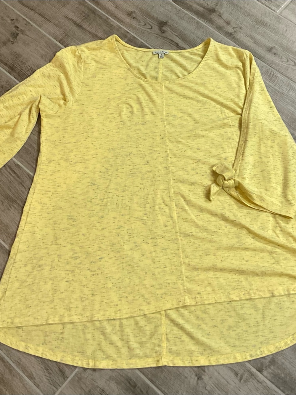 Seven Forty-Two, Women’s Yellow Long Sleeve Swing Top